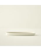 Plat de service Bon Appétit crème - 26x13 cm