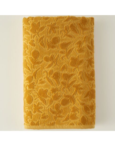 Jolia gelbes Badetuch - 90x150 cm