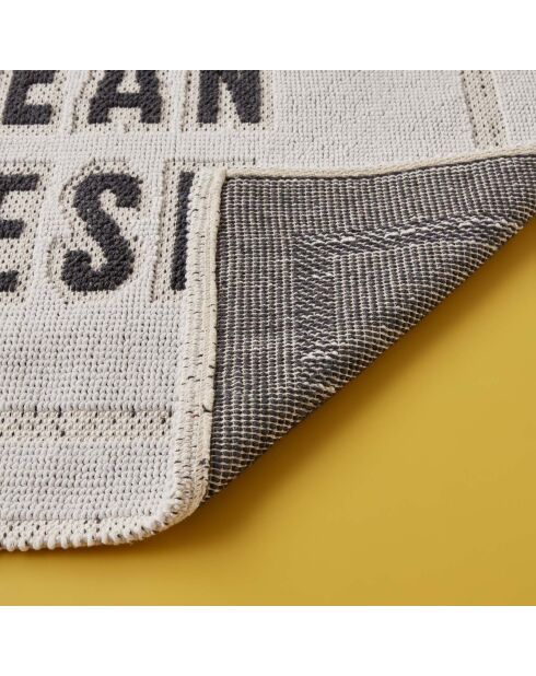 Lot de 2 Tapis imprimés Clean&Fresh blancs