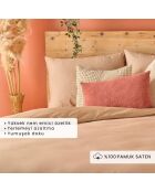 Copripiumino matrimoniale Arno in raso di visone 100% cotone - 260x240 cm