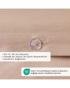 Copripiumino matrimoniale Arno in raso di visone 100% cotone - 260x240 cm