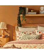 Copripiumino 100% cotone terracotta - 260x240 cm