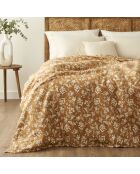 Copriletto matrimoniale Heather color senape - 200x220 cm