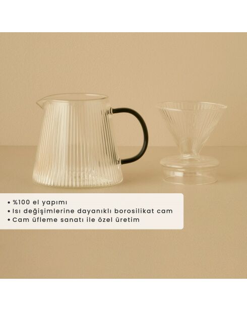 Cafetière à filtre Blaze naturelle - 520 cc