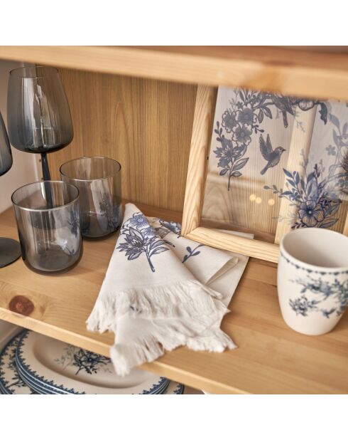 Set di 2 strofinacci da cucina blu - 40x50 cm