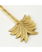 Coltello da formaggio Palm incastonato in oro