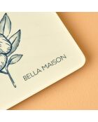 Tagliere in vetro blu bianco blu - 35x25 cm