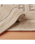 Lot de 2 Tapis imprimés Clean&Fresh crème