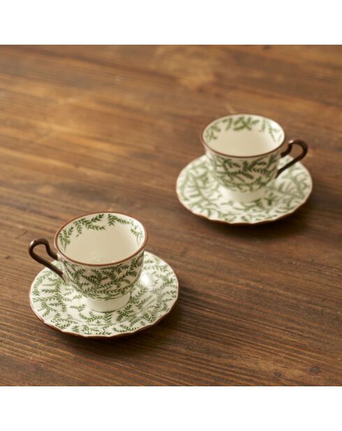 Set di 2 tazze da caffè Ivy multicolore