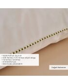 Lot de 2 coussins moelleux en bambou blancs - 50x70 cm