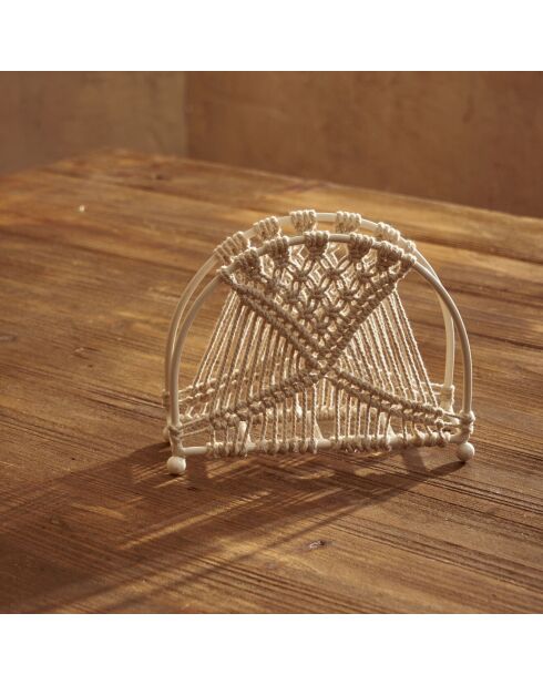 Servilletero natural Flick - 15,5x5x11 cm