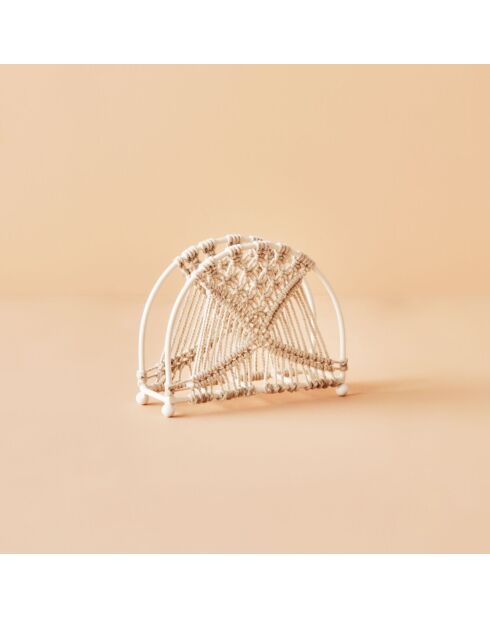 Servilletero natural Flick - 15,5x5x11 cm