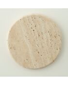 Dessous de plat en travertin d'Éphèse naturelle - 20 cm