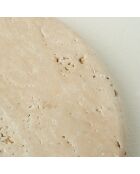 Dessous de plat en travertin d'Éphèse naturelle - 20 cm