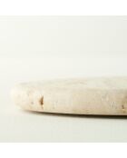 Dessous de plat en travertin d'Éphèse naturelle - 20 cm