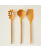 Olivia Mustard, set di 3 utensili in silicone, 32 cm