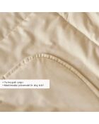 Copripiumino matrimoniale di lusso in lana ecru - 140x220 cm