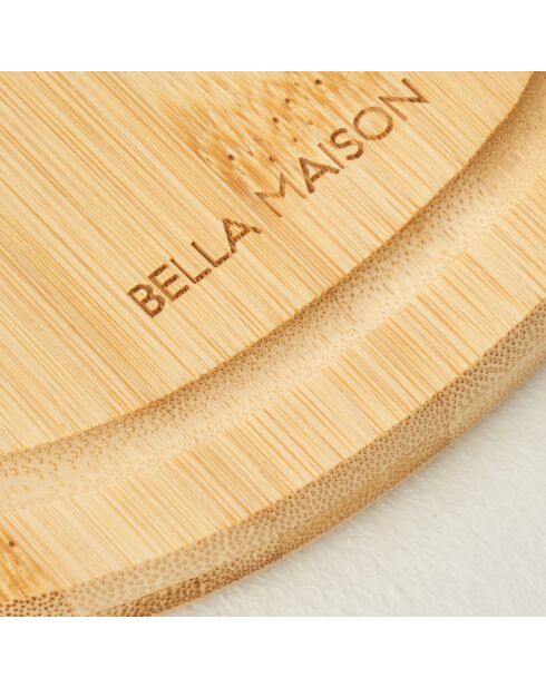 Tagliere in bambù naturale Lia - 33x16x1,5 cm