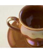 Set di 2 tazze da caffè Clara arancioni