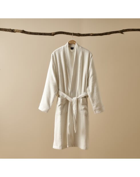 Peignoir pour homme Dorita haut de gamme blanc