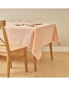 Tafelkleed Pavia zalm - 150x150 cm