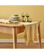 Chemin de table jaune - 50x150 cm