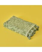 Toalla facial verde Jolia - 50x70 cm