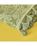 Toalla facial verde Jolia - 50x70 cm