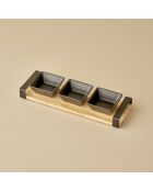 Set de presentación Astra con cuenco negro de 3 piezas