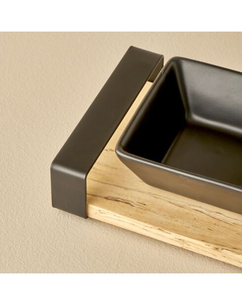 Set de presentación Astra con cuenco negro de 3 piezas