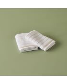 Set aus 2 beigen Belinda Badetüchern