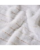 Set aus 2 beigen Belinda Badetüchern