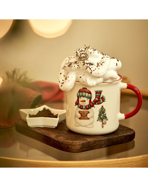 Bone porseleinen beker veelkleurig - 300cc