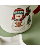 Tasse en porcelaine Bone multicolore - 300 cc
