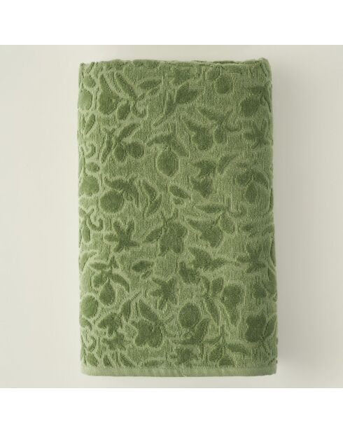 Jolia grünes Badetuch - 90x150 cm