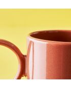 Set van 2 poederroze Arcana espressokopjes