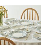 Set de desayuno azul Liana - 26 piezas