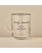 Schwarzer Glasbecher - 250 cc