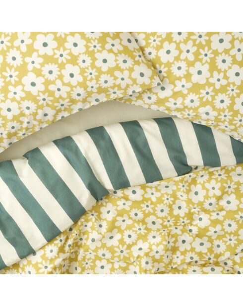 Copripiumino matrimoniale Naomi giallo - 200x220 cm