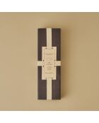 Set di 2 federe standard in 100% cotone satinato antracite