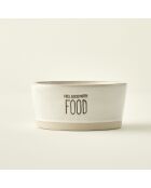 Cuenco de gres bohemio blanco - 850 cc