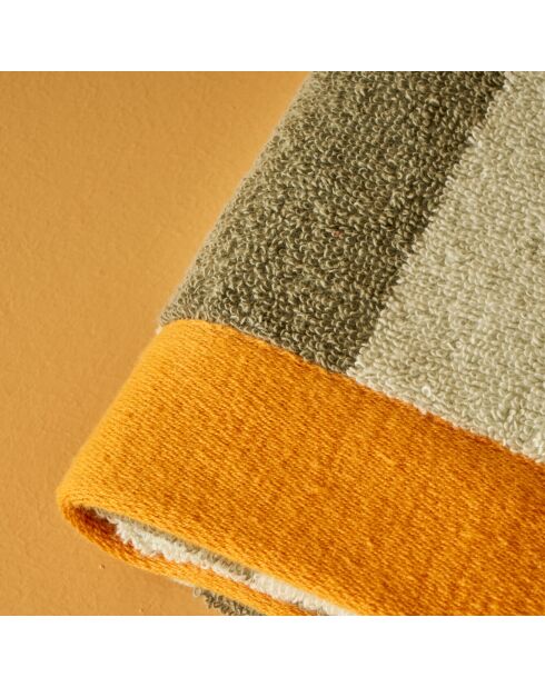 Toalla facial Line green - 50x70 cm