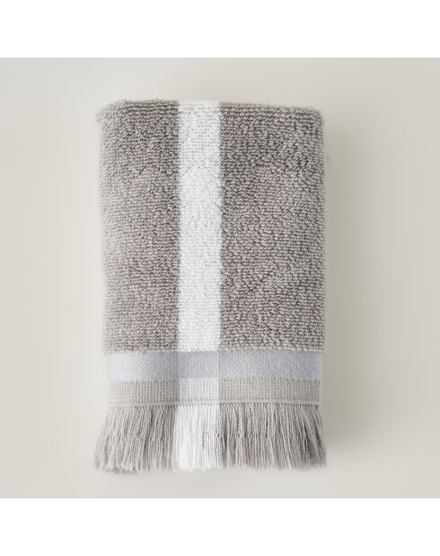 Serviette Ella grise - 30x50 cm