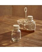 Set saliera e pepiera naturale Flick - 14x9x20 cm