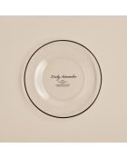 Assiette de dessert noire - 19 cm