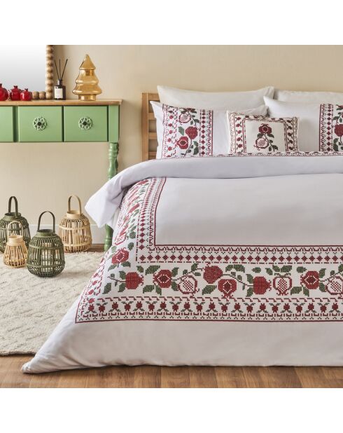 Copripiumino Jolly 100% cotone satinato rosso