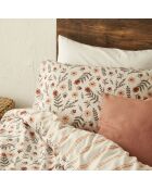 Copripiumino matrimoniale Florian in terracotta - 200x220 cm