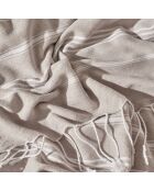 Peshtemal Alora beige Serviette - 95x180 cm