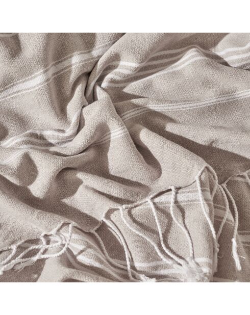 Peshtemal Alora beige Serviette - 95x180 cm