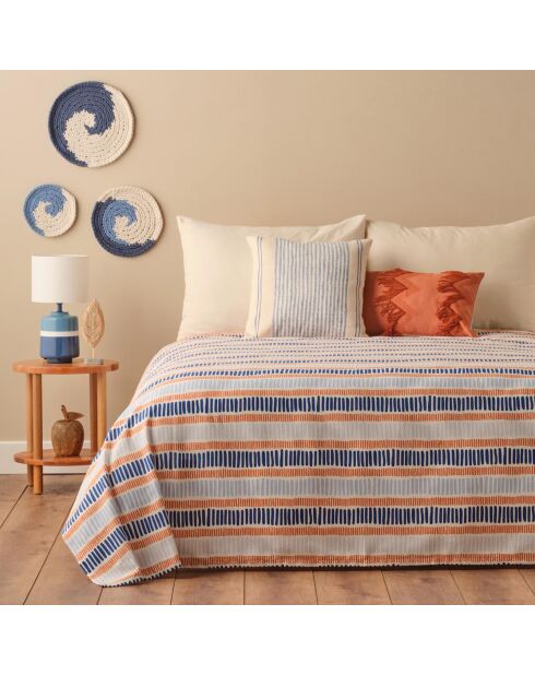 Copriletto matrimoniale blu Cooper - 200x220 cm